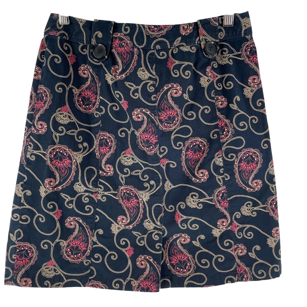 Harolds Paisley Skirt Women's 4 Western Equestrian Old Money Old Money